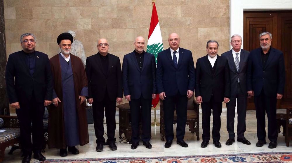 Lebanese president reaffirms support for Palestine as he meets Iranian officials 