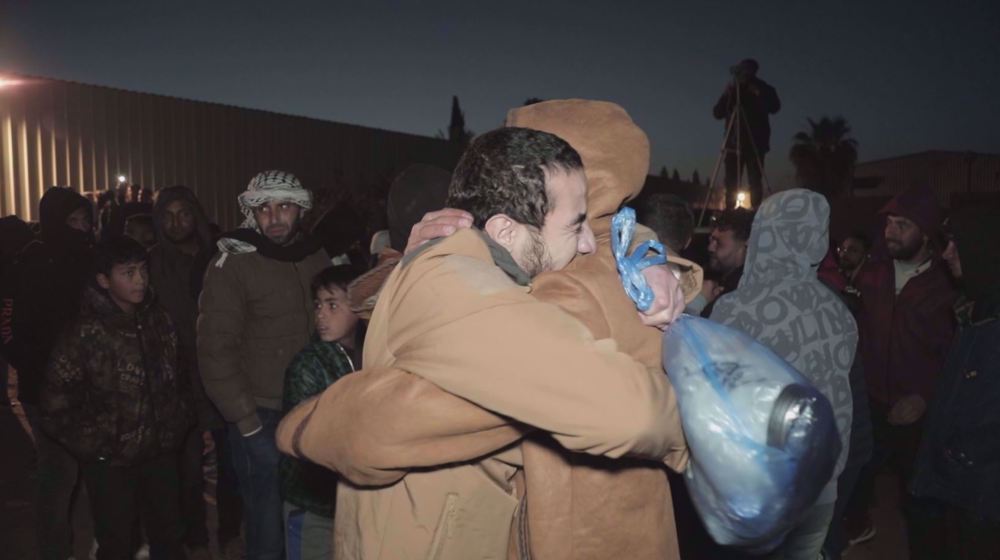 Reunion of released Palestinians and their families in Khan Yunis