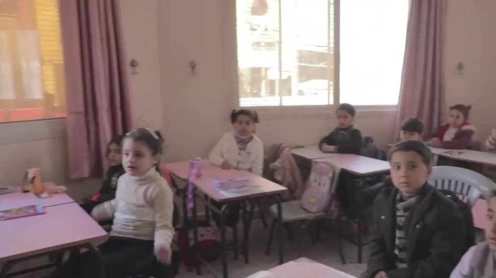 'Education in Gaza resumes despite lack of equipment'