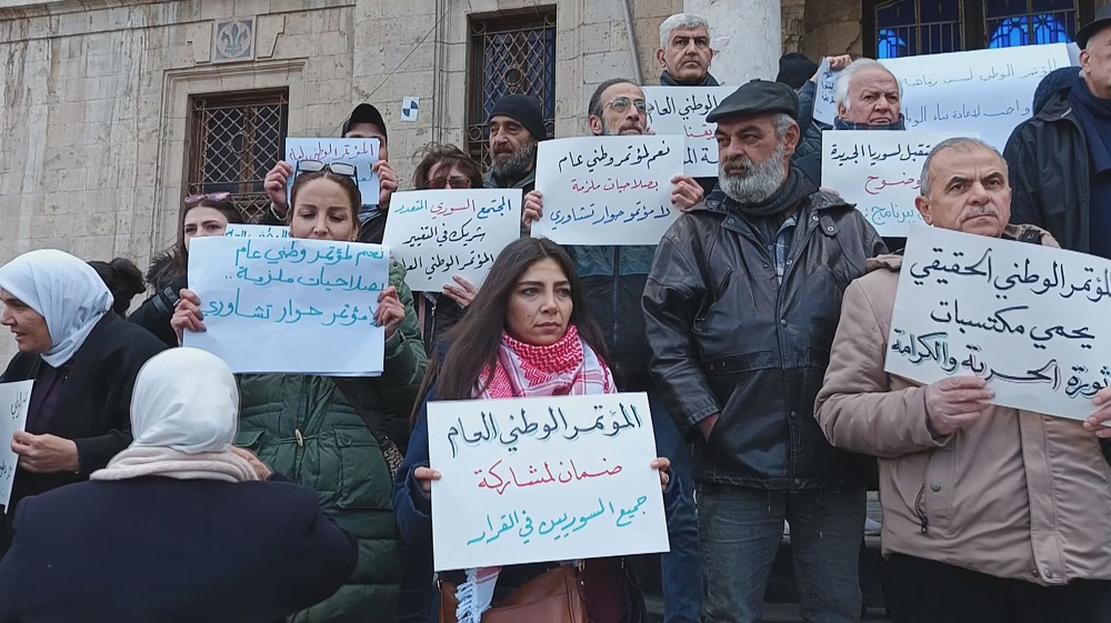 Syrians call for dialogue, reject de facto rule