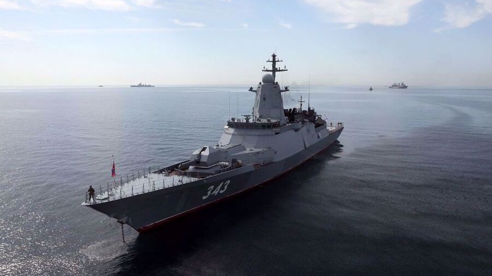 Russian, Chinese naval vessels enter Iranian waters for major joint military drills