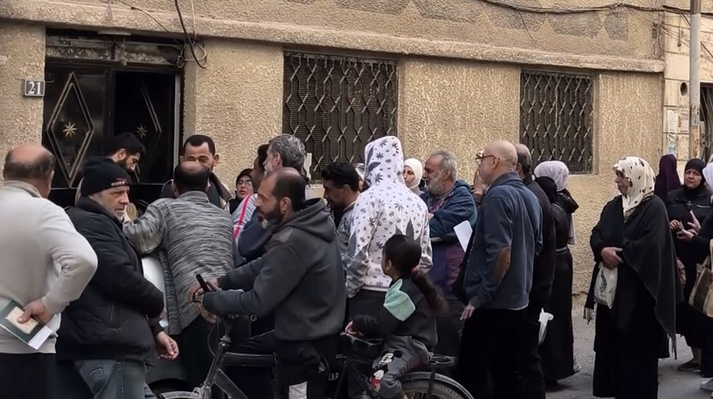 Palestinian charities distribute food aid in Syria during Ramadan