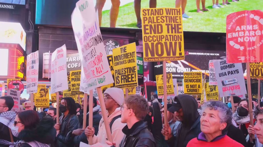 New York protest denounces renewed Israeli war on Gaza