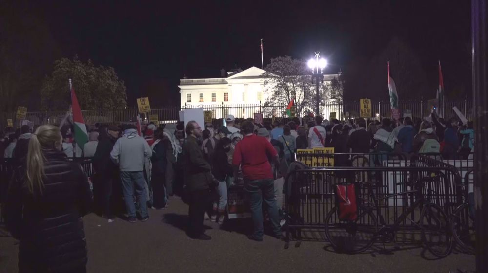 Protests at White House as US-Israeli war resumes in Gaza