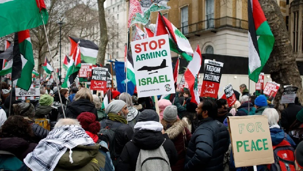 London protesters condemn renewed carnage in Gaza