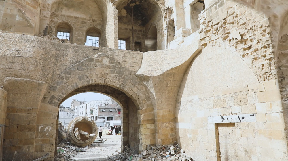 Destruction of Barquq Castle in Khan Younis 