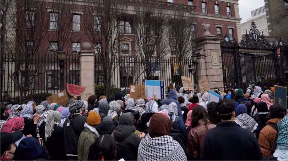 Columbia University students criticize brutality against pro-Palestinian protests