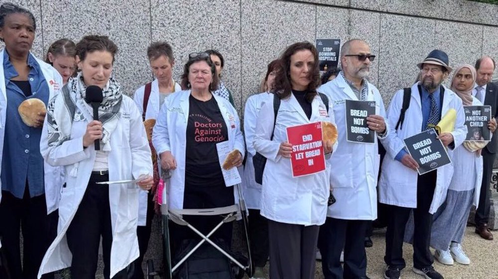 Pro-Palestine doctors express solidarity with Gazans in protest held at US Capitol
