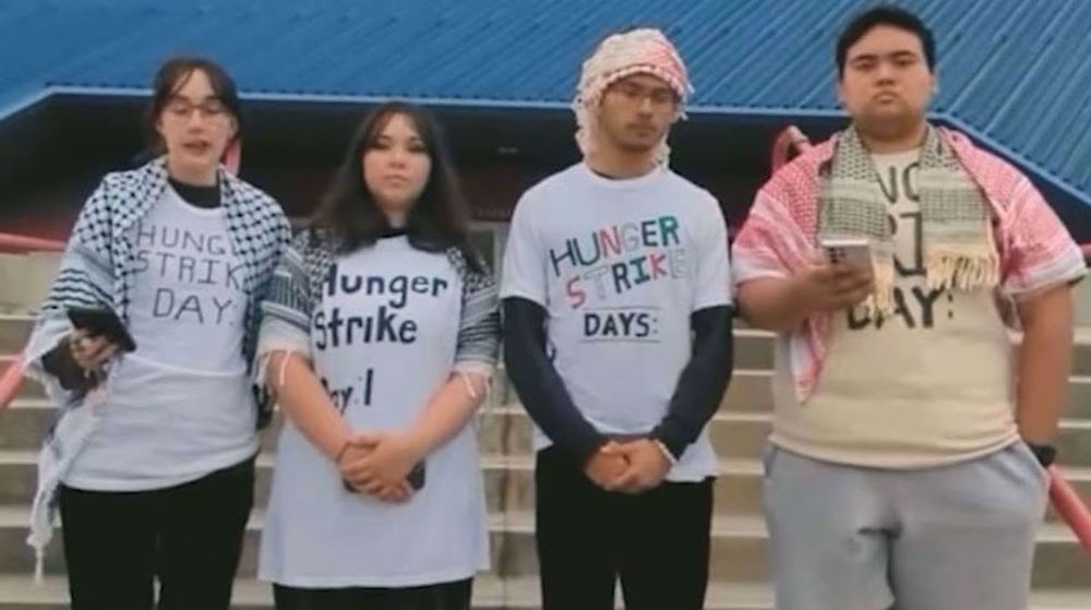 US students launch hunger strike to protest Israeli starvation war in Gaza
