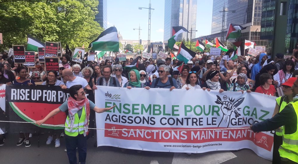 Bruxelles : manifestations d’envergure contre le génocide à Gaza
