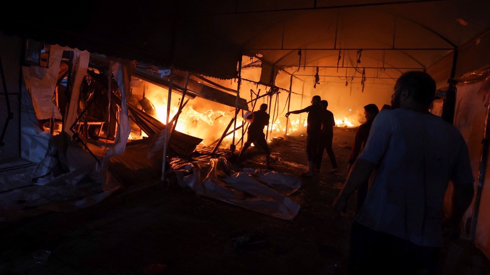 Enfants brûlés vifs lors du bombardement d'une école à Gaza