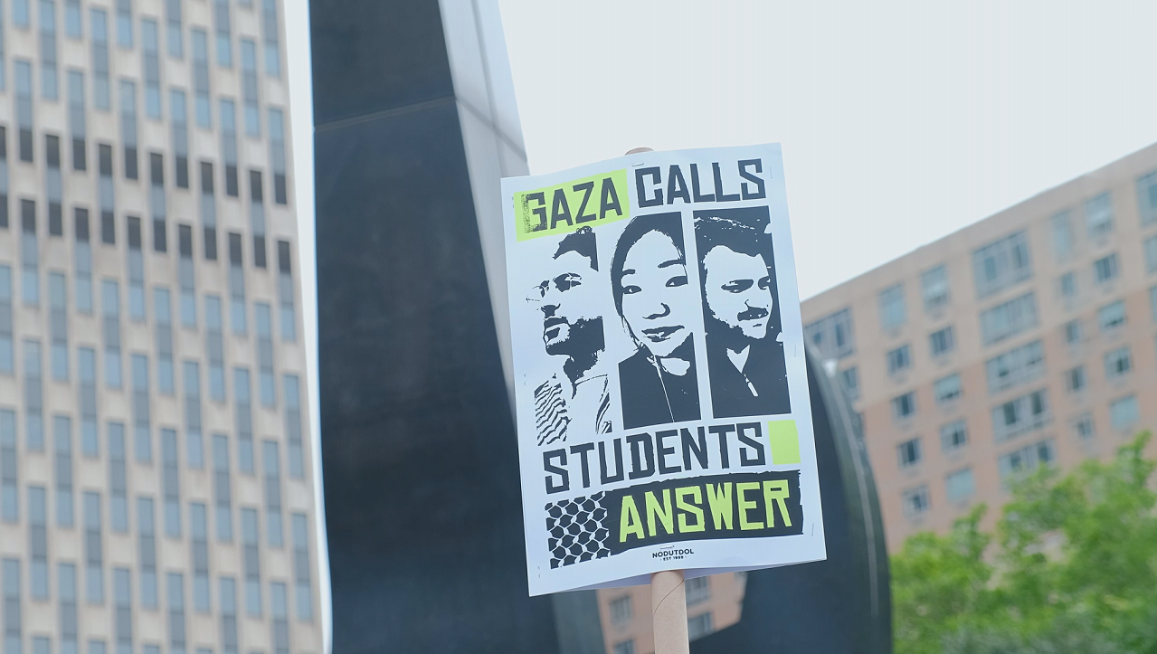 Rally held in New York ahead of Yunseo Chung court hearing