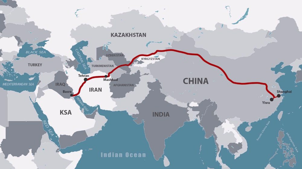 Role of new Iran-China rail line in global order