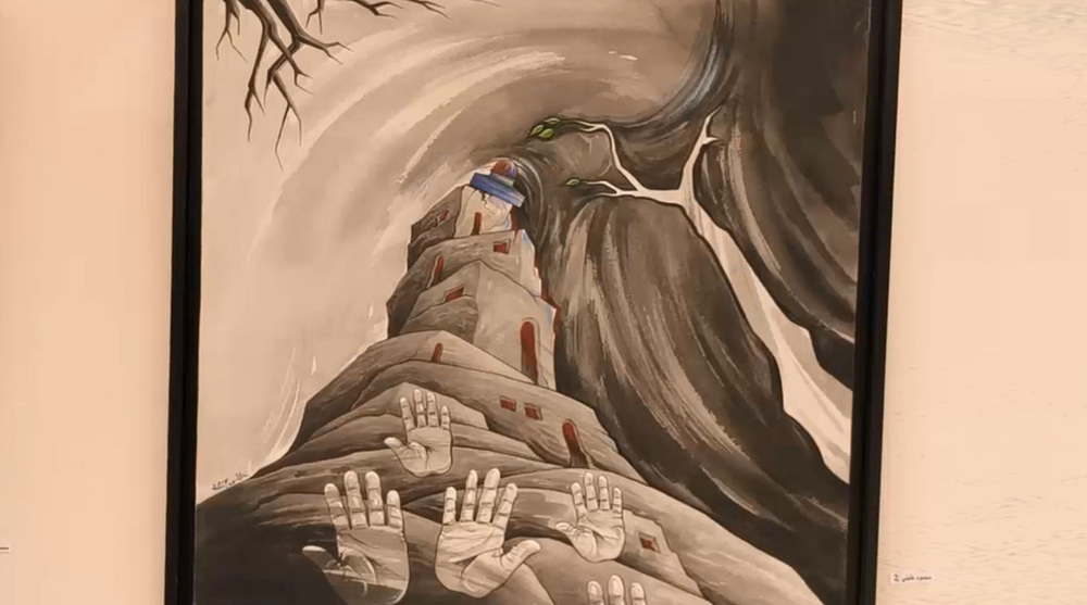 Syrians echo Gaza’s struggle through art, action