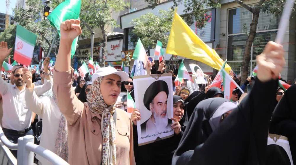 Iranians rally nationwide in support of armed forces amid Israeli aggression