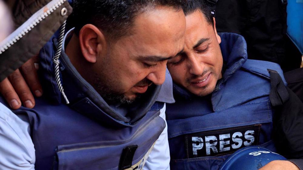 Palestinian syndicate slams lethal Israeli strike on journalists in Gaza