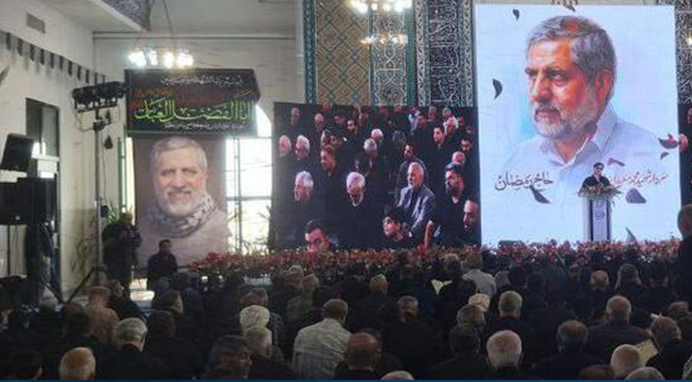 Iranians pay tribute to martyred resistance commander Lt. General Izadi