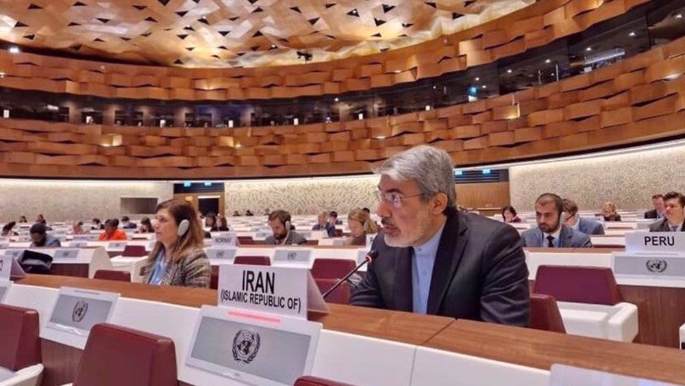 At UN Human Rights Council, Iran envoy raps Israeli-US aggression 