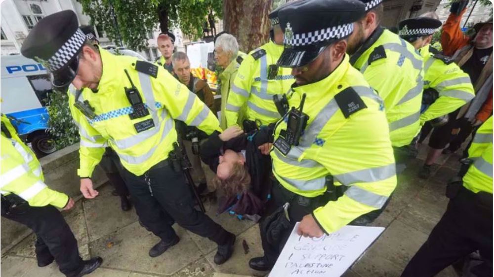 Londres: 55 manifestants interpellés pour leur soutien à la Palestine