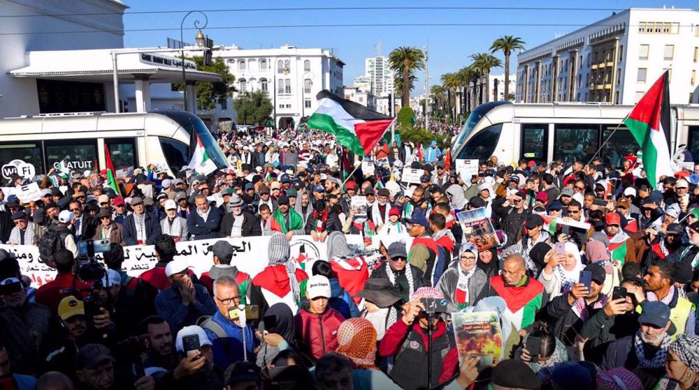 Les Marocains dénoncent le siège de Gaza et la normalisation avec Israël