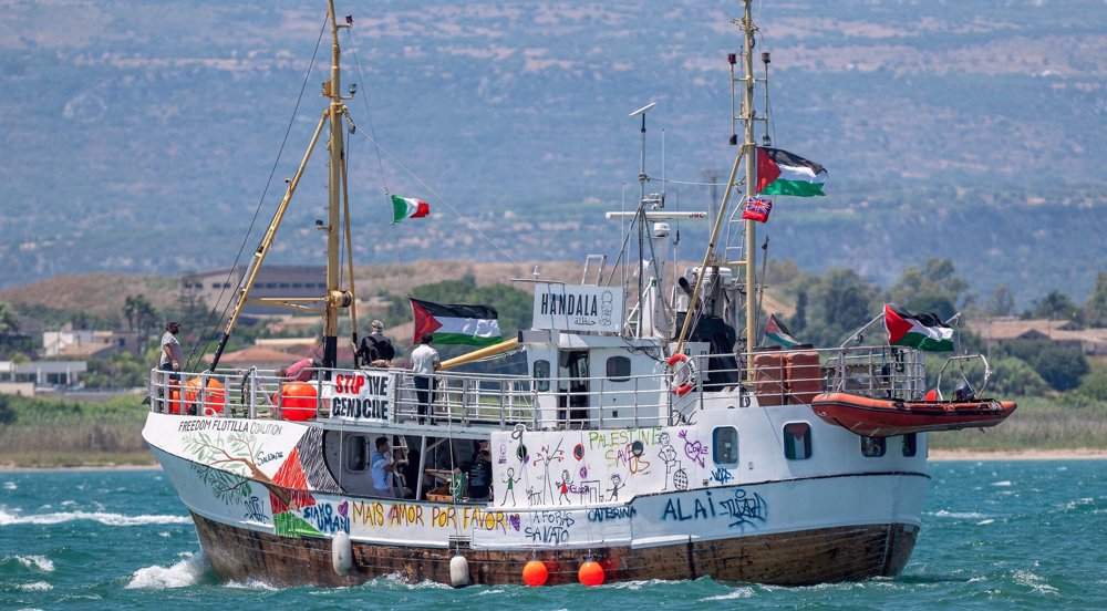 À 150 km des côtes palestiniennes, le Handala pourrait briser le blocus