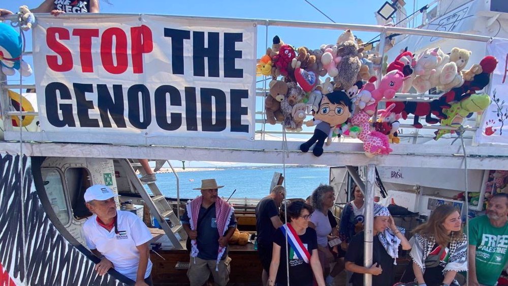 ‘New form of terror’: Hamas voices outrage over Israeli forces’ hijacking of Gaza-bound aid ship