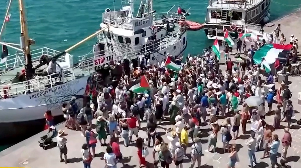 Activists gather in UK city of Bristol for historic flotilla plans