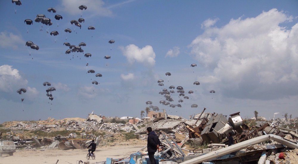 L’UNRWA juge inefficace des largages aériens à Gaza 