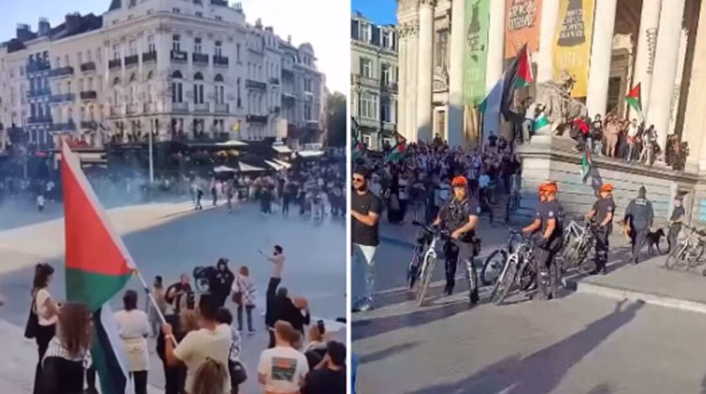 Belgique : gaz lacrymogène contre des manifestants pro-palestiniens 