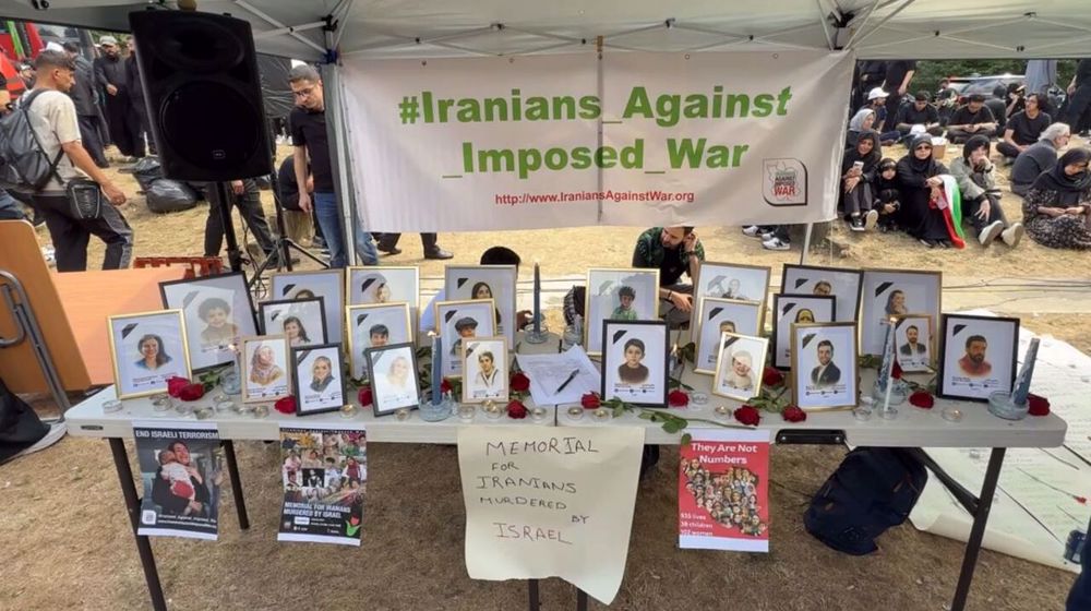 UK-based Iranians commemorate martyrs of 12-day Israeli-imposed war
