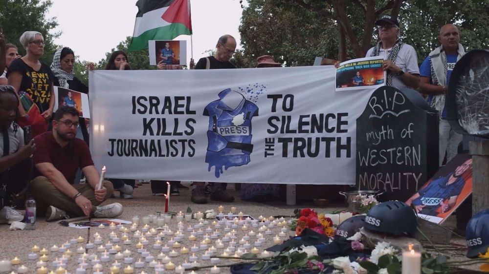 Vigil commemorates journalists killed in Gaza by Israel in Washington
