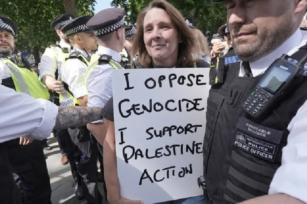 Supporters protest ban on Palestine Action; hundreds arrested 