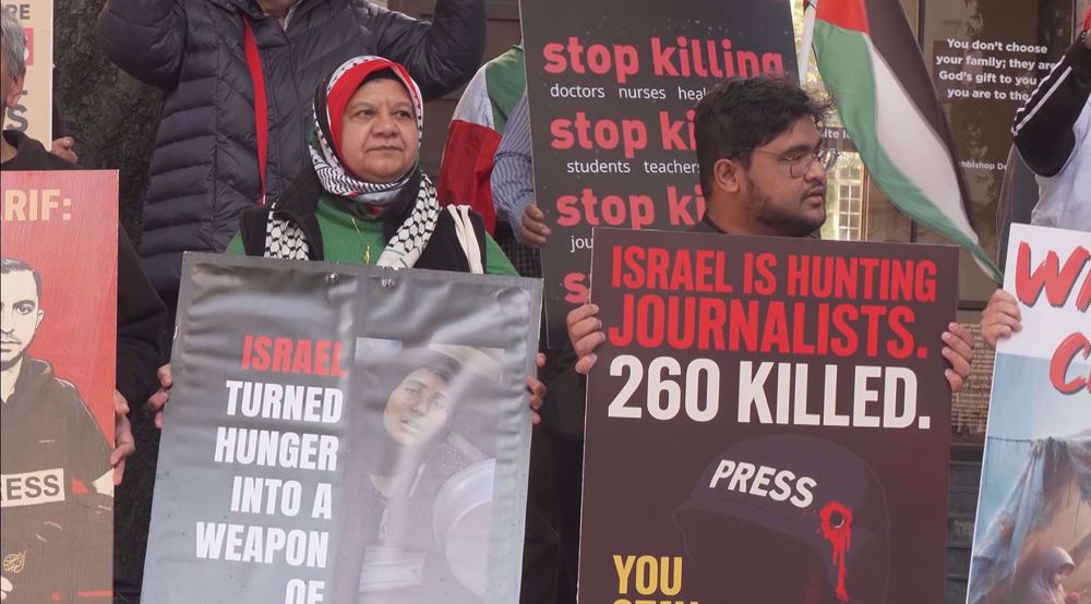 South African press protest Israel’s continued attacks on journalists