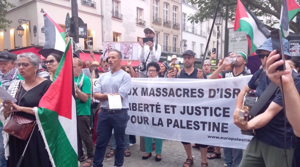 Paris: manifestation en hommage aux journalistes tués à Gaza