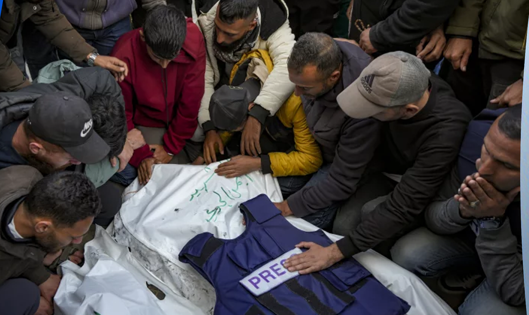 London protest condemns Israeli killing of Palestinian journalists