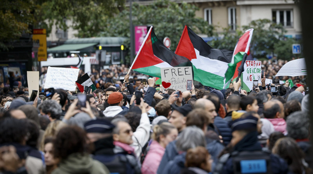 Rassemblement à Paris contre le génocide et la famine à Gaza 