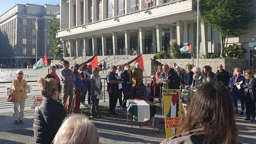 France : manifestation pro-palestinienne à Brest