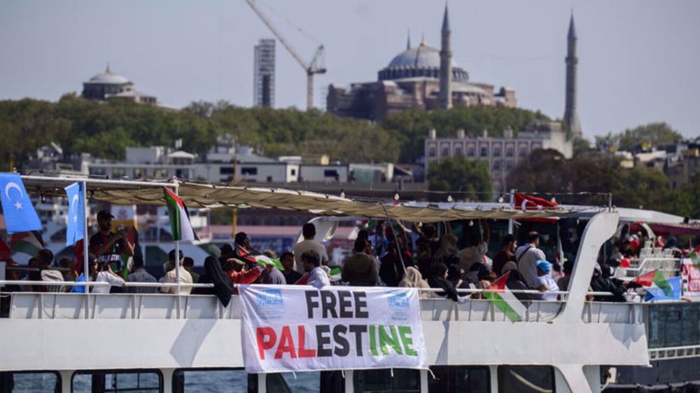 Un convoi maritime traverse le Bosphore en solidarité avec Gaza