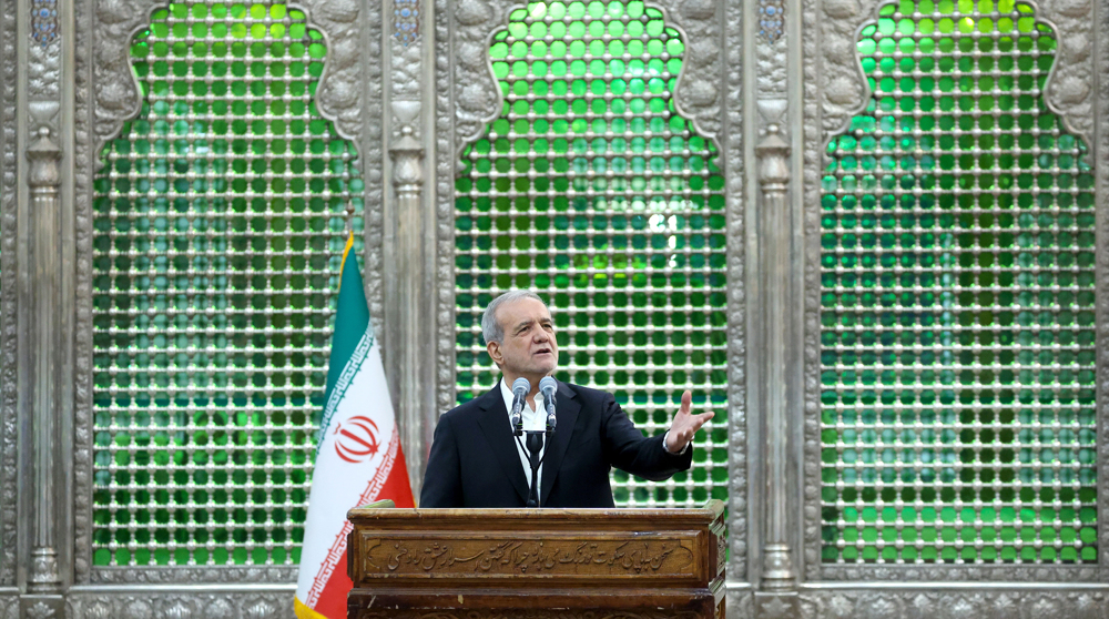 Pezeshkian thanks Leader for support, stresses unity as shield against enemy attacks