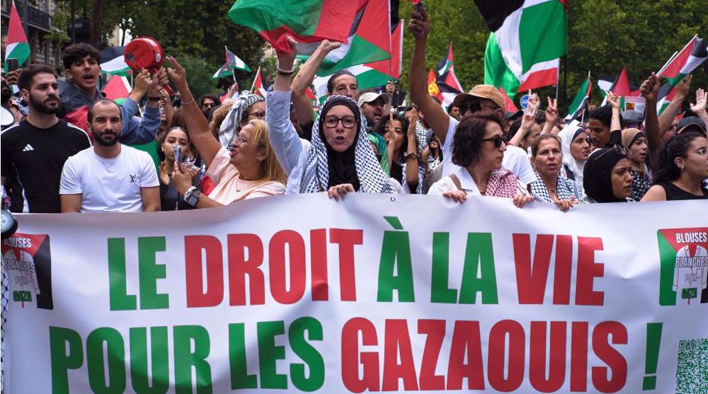 Paris: manifestation en soutien aux Palestiniens de Gaza 