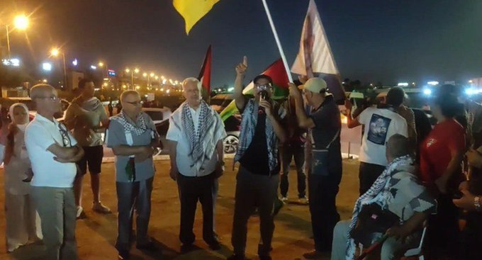 Manifestation devant les lieux diplomatiques US en Tunisie et au Maroc contre le génocide à Gaza