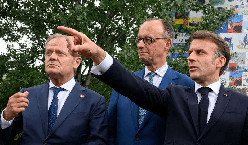 Macron, Merz et Tusk en Moldavie pour imposer la vision européenne face à la Russie
