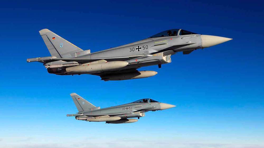 L'Allemagne déploie des Eurofighter Typhoon en Pologne