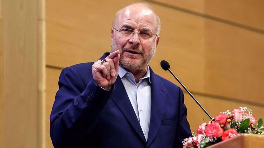 Iran’s Parliament speaker urges Muslim unity against Israeli crimes