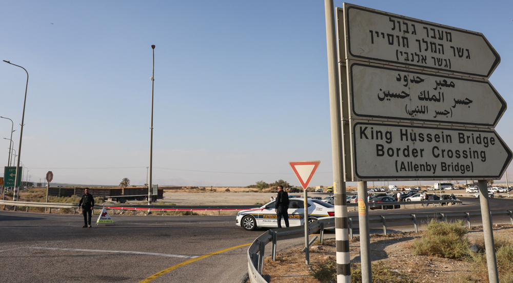 Israel indefinitely closing only border between West Bank, Jordan
