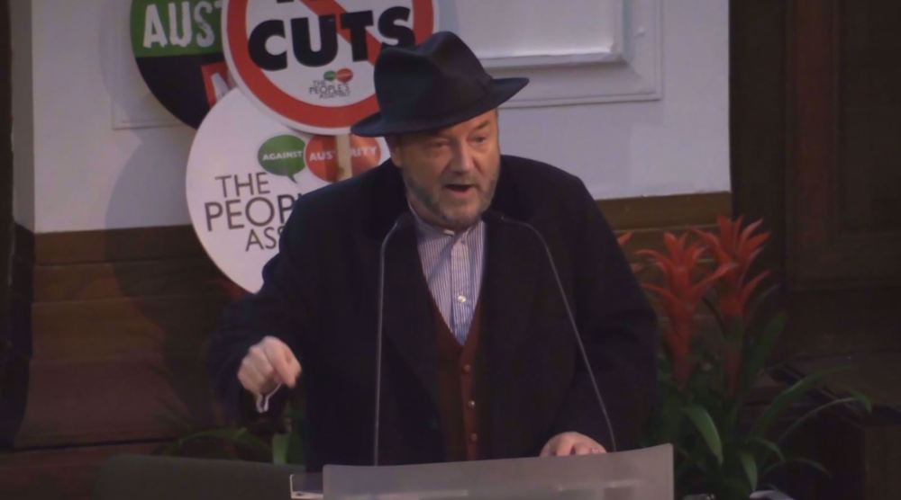 Former British MP Galloway detained by terror cops