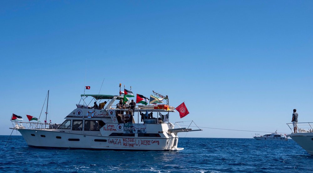 La marine israélienne s’approche de la Flottille Global Sumud