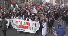 Paris protesters condemn repeated Israeli violations of Gaza ceasefire