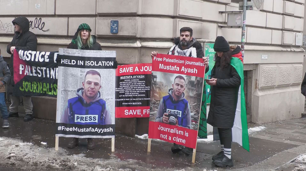 Austrians call for release of imprisoned Palestinian journalist