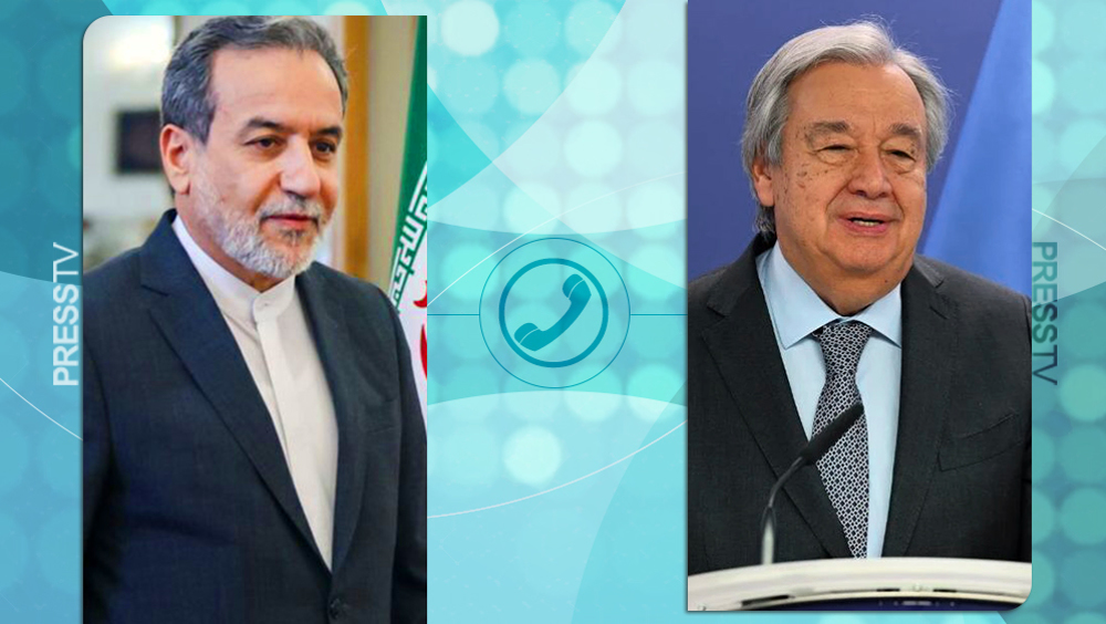 US cannot ‘conceal its crimes’ behind UN meeting, Araghchi tells Guterres 